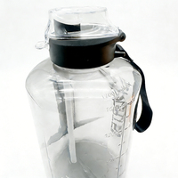 Bouteille d'eau de sport réutilisable sans BPA de grande capacité (1,7 L) pour la gym, le camping et les activités de plein air – Vente en gros