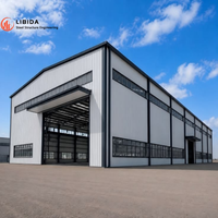 Structure en acier moderne préfabriquée légère galvanisée pour entrepôt