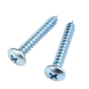 Factory Direct Supply Blue Zinc M4 <b>M5</b> M6 Steel Self Tapping <b>Screws</b> Truss Head Mushroom for Wood Metric Measurement System - Product Image 2