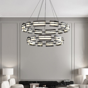 Postmodern All-Copper Chandelier for Living Bedroom <b>Dining</b> Room Nordic <b>Lighting</b> Fixture Grand Luxurious Minimalist Style - Product Image 5