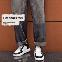 Scarpe Sportive Unisex con Suola Spessa, Sneakers Traspiranti con Lacci in Microfibra per Uomo e Donna, Produzione ODM OEM