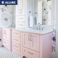 Meuble-lavabo double Allure style japonais 48 pouces à fixation murale, liquidation Lowe's