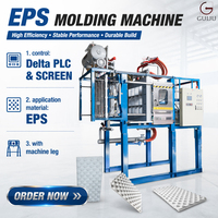 Machine de fabrication de panneaux de chauffage au sol en mousse EPS contrôlée par PLC Guiju avec moteur et pompe certifiée CE