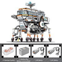 Reobrix 99003 Technical Star Science Station Explorer, Modelo de Coche Espacial de Aviación, Bloques de Construcción RC, Juego de Ladrillos de Juguete