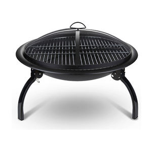 Barbecue rond pliable pour famille de jardin, appareil <span class=keywords><strong>à</strong></span> charbon de <span class=keywords><strong>bois</strong></span>, combustion du <span class=keywords><strong>bois</strong></span>, foyer - Product Image 2