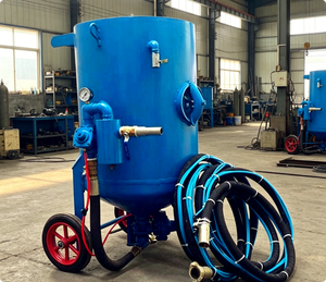 Máquina de Sandblasting con Colector de Polvo Ciclónico, <span class=keywords><strong>Blaster</strong></span> Ecológico sin Polvo - Product Image 2