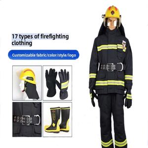 Five - Piece Split <b>Firefighting</b> Protective <b>Suit</b> (2017): Waterproof & Heat Insulation - Product Image 2