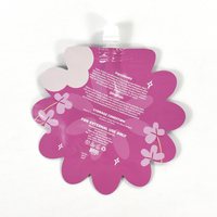 Pochette à bec verseur découpée sur mesure, finition brillante rose, avec bouchon, pour produits liquides de soins personnels, sacs en plastique Mylar