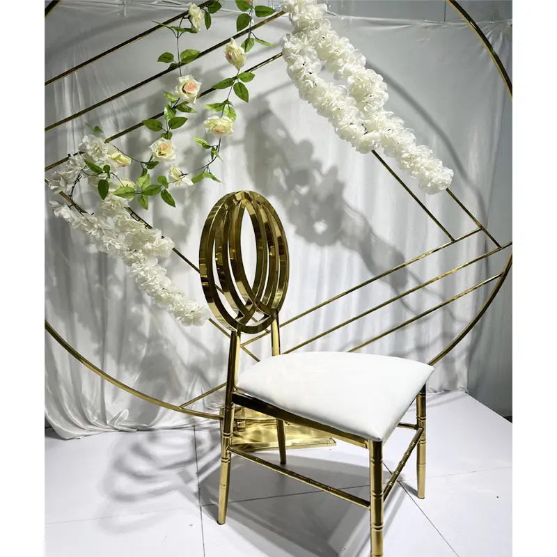 French Style Good Party Luxury Golden Furniture Chairs For Events Wedding Party For Sale For Hotel Furniture