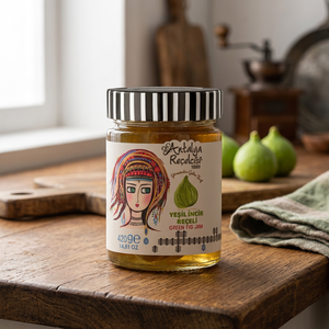 Confiture de figues vertes de la série Yoruk, 50% de fruits, 420g, haute qualité - Product Image 1