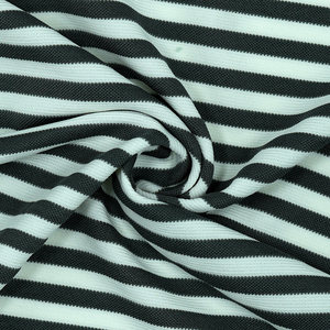 Chất lượng cao 100% polyester 152 GSM thân thiện với môi Stretch sọc vải dệt kim 165 cm in vải cho Lót túi cho - Product Image 6