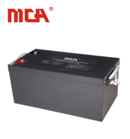 Batteries au plomb VRLA MCA FC12-160 12V 160Ah pour stockage d'énergie solaire, appareils électroménagers, voiturettes de golf, onduleurs et jouets