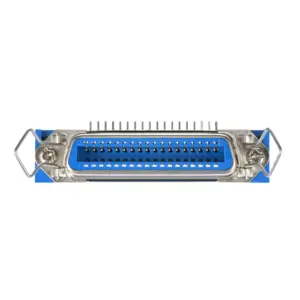 Connecteur femelle DDK femelle, 20, 14, 24, 36, 50 ou 64 broches, de type campagneur conique, à Angle droit 57, avec pince à rail