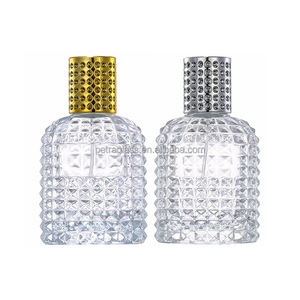 Mini bouteille de parfum de voyage en forme de <span class=keywords><strong>bombe</strong></span> unique Bouteille de parfum exotique en verre portable rechargeable de Dubaï - Product Image 1