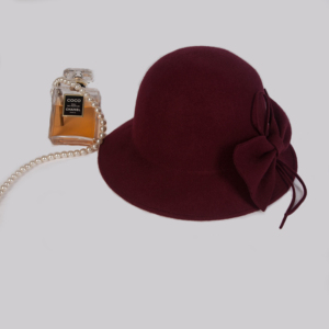 סתיו וחורף כובע אגן וינטג' חדש לאישה כובע כובע עליון - Product Image 3