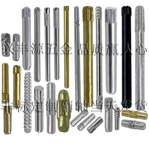 Xingfengyuan Hardware Knurled Dowel <b>Pins</b> 0.6-20mm Cylindrical Head General Use Customizable Finishing Tolerance - Product Image 1