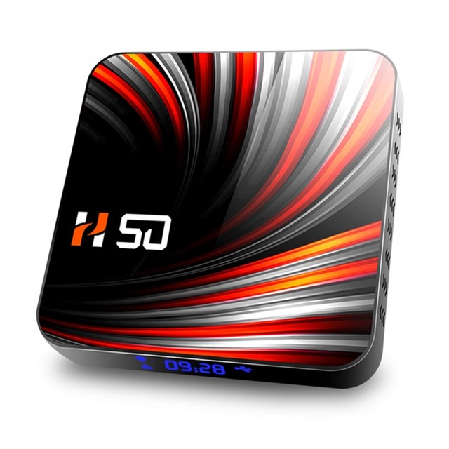 4K HD Android 10.0 TV Box H50 RK3318 Chip 4GB/32GB 2.4G/5G WiFi BT 100M Big Storage 3D IR Remote Control