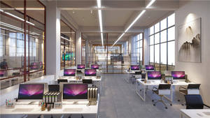 One-stop Service Modern Office Interior Decoration Design Service Customized Company Furniture <b>Desk</b> <b>Table</b> Chair Door for Office - Product Image 3