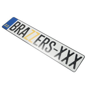 Factory <b>Wholesale</b> Custom Euro Car Number <b>Plate</b> Metal Aluminum Embossed Reflective <b>License</b> <b>Plate</b> - Product Image 4