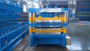 Máy làm tấm lợp 3 lớp Máy tạo hình cuộn lạnh Máy làm tấm tôn 3 lớp - Product Image 4