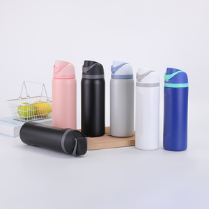 Bouteille d'eau isolée Bouteilles en acier inoxydable Flacons à vide Thermos gardant la boisson chaude froide Tasse droite - Product Image 1