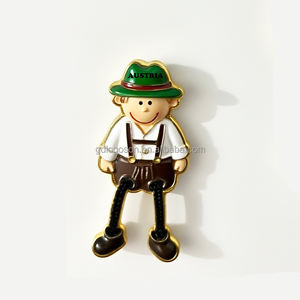 Germania Austria magneti per frigo souvenir tradizionale ragazzo Lederhosen piedi appesi Design <span class=keywords><strong>adesivi</strong></span> decorativi per frigorifero - Product Image 1