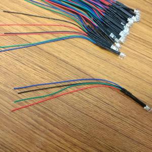 24V pré-câblé RGB LED support 5mm rouge/vert/bleu diodes émettrices eau claire décoration éclairage avec câble 4 broches pour voiture de bricolage - Product Image 2