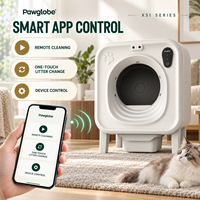 Bac à litière pour chat à nettoyage automatique X31 avec contrôle par application, ensachage automatique des déchets et contrôle des odeurs par air frais pour plusieurs chats