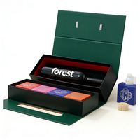 Caja de Embalaje Plegable Personalizada para Botellas de Vino Tinto con Asa y Tapa Magnética, Diseñada para Ahorrar Espacio y Reducir los Costos de Envío