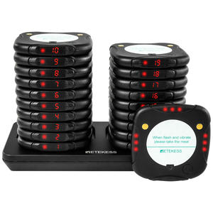 Système d'appel sans fil anti-basculement pour hôpital/clinique/restaurant, avec pagers empilables et alarme anti-chute, modèle RETEKESS TD186 - Product Image 3