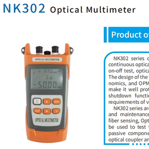 NOVKER NK302 3-in-1 ออปติคอลมัลติมิเตอร์ เครื่องวัดพลังงานแสง + 1310/1550 นาโนเมตรแหล่งกำเนิดแสงเครื่องระบุตำแหน่งจุดเสียด้วยภาพ FTTH เครื่องทดสอบไฟเบอร์ - Product Image 5