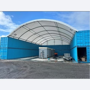 Fabricante chino de estructuras de tela de doble armazón de instalación rápida, resistentes al viento y a la nieve, para almacenamiento en contenedores al aire libre. - Product Image 5