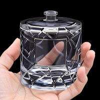 Botella de Perfume de Vidrio con Forma Única, Tapa de Plástico, Logotipo y Color Personalizables