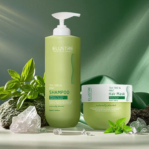 Champú de menta y árbol de té OEM con tratamiento anticaspa y cuero cabelludo para cabello graso - Product Image 2