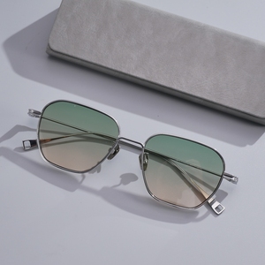 Gafas de Sol de Piloto con Marco Metálico Delgado, Unisex, Lentes Degradadas, Estilo Urbano, Venta al Por Mayor, Logotipo Personalizado - Product Image 5
