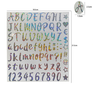 Tùy chỉnh in thư nhãn A4 A5 A6 tự dính phim hoạt hình dán giấy Vinyl không thấm nước Nụ Hôn cắt Sticker DIY Sheets cho trẻ em - Product Image 6