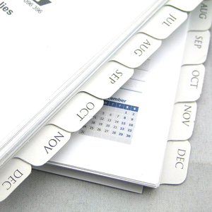 <span class=keywords><strong>Agenda</strong></span> con Cubierta de PU Personalizada <span class=keywords><strong>por</strong></span> el Fabricante, Diario con Índice, Planificador Mensual, Cuaderno con Tapa Blanda - Product Image 5