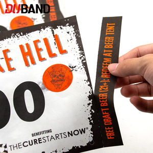 Custom Tyvek Race Bib Number with Anti QR <strong>Code</strong> and Security Label Waterproof Tear Resistant Marathon Use - Product Image 6