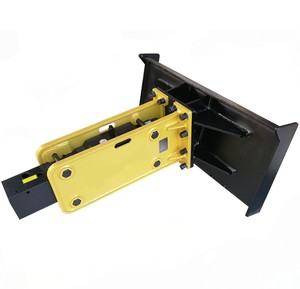 Small Wheel Loader Mini <strong>Crawler</strong> Skid Steer <strong>Track</strong> Loader Backhoe Digger Excavator Breaker Hammer Pterosaur YLB530 53mm Chisel - Product Image 1