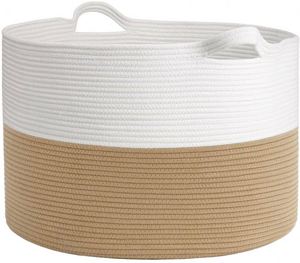 Macrame asli keranjang buah tali katun untuk keranjang dipasang di dinding tongkat kecil benang penyimpanan rotan kotak anyaman pengatur abu-abu - Product Image 6