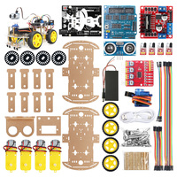 Kit de Coche Robótico Educativo STEM Tscinbuny 4WD para Programadores, con Múltiples Modos de Control y Tecnología de Sensores para Entrenamiento