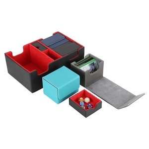Scatola in Cartone per Carte da Gioco, Grande Capacità, Scomparti Separabili, Contenitore Rettangolare per Carte da Gioco da Tavolo - Product Image 3