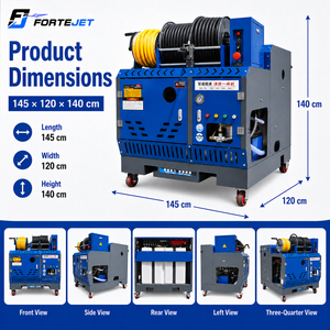 <span class=keywords><strong>Nettoyeur</strong></span> de canalisations diesel autonome 500L, 200 bars, 84L/min, 30 CV, bicylindre, double bobine, pour canalisations de 32 pouces - Product Image 4