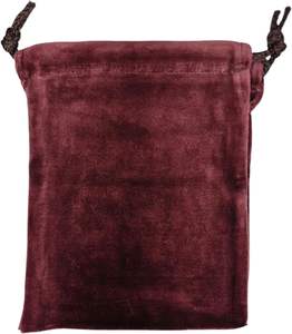 Sandmark Memories Regenbogenbrücke Burgunderrote Samt-Urne Kleine (5 X 7) Designierte Urne Inklusive Tasche - Product Image 2