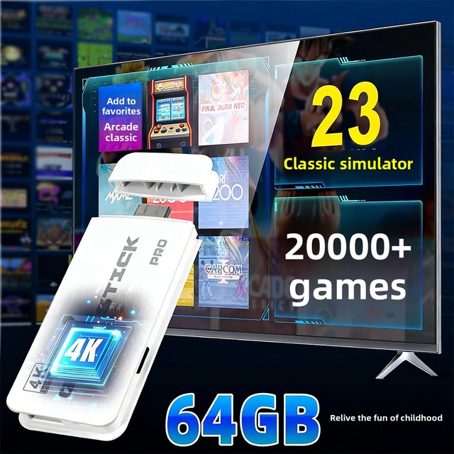 M15 Retro Home Game Console 4K Wireless TV Connection Custom Logo & Boot Animation Video Game System