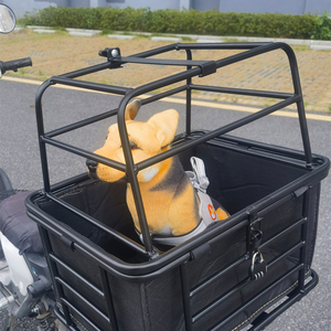 Panier de transport universel pour animaux de compagnie pour vélo, scooter électrique, moto, siège arrière, cage de voyage pour chien - Product Image 3