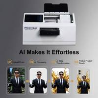 Machine d'impression à plat intelligente PodNEX AI à encre UV automatique pour coques de téléphone portable, artisanat en acrylique, étiquettes pour animaux, pièces de monnaie, aimants de réfrigérateur