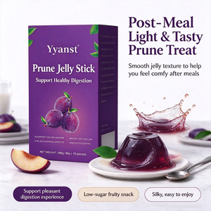 Bâtonnets de gelée de pruneaux à marque privée OEM/ODM, fibres de fruits naturelles, 10 bâtonnets par boîte, favorisent la santé digestive et le bien-être intestinal des adultes - Product Image 4