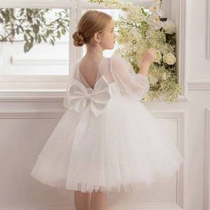 Robe Courte de Princesse pour Filles, Robe de Demoiselle d'Honneur, Robe de Fête d'Anniversaire, Robe de Recital de Piano, Robe de Scène, Tenue de Spectacle, Costume de Concours - Product Image 2