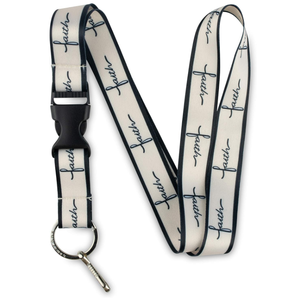 Impression personnalisée Je peux tout faire à travers le Christ qui me renforce la foi Philippiens Lanyard ID Holder Gift - Product Image 4